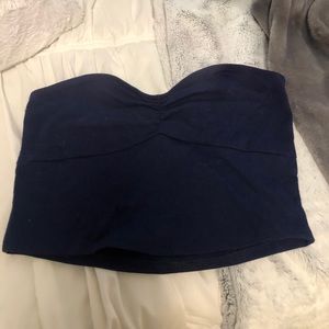 Navy tube top